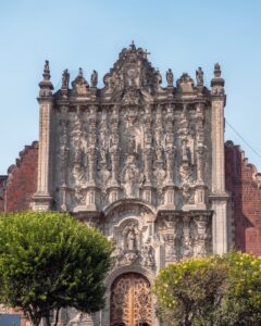 Mexico Citys katedral udefra