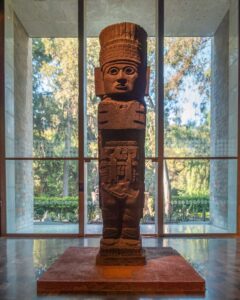 Statue på Mexicos nationale antropologimuseum