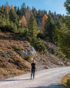 Victoria vandrer til Monte Specie i Dolomitterne