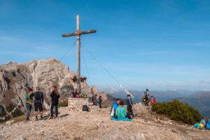 Toppen af Monte Specie i Dolomitterne