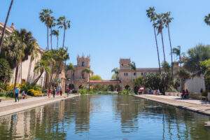 Balboa Park dam i San Diego