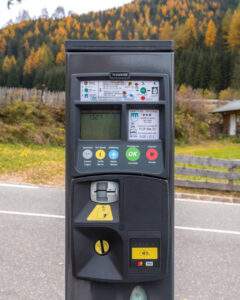 Parkeringsautomat ved San Giovanni-kirken