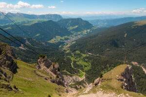 Kabelbane fra Ortisei til Seceda