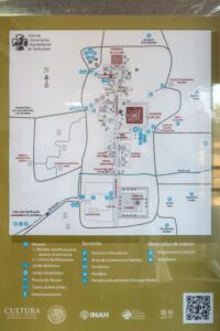 Kort over Teotihuacan-området